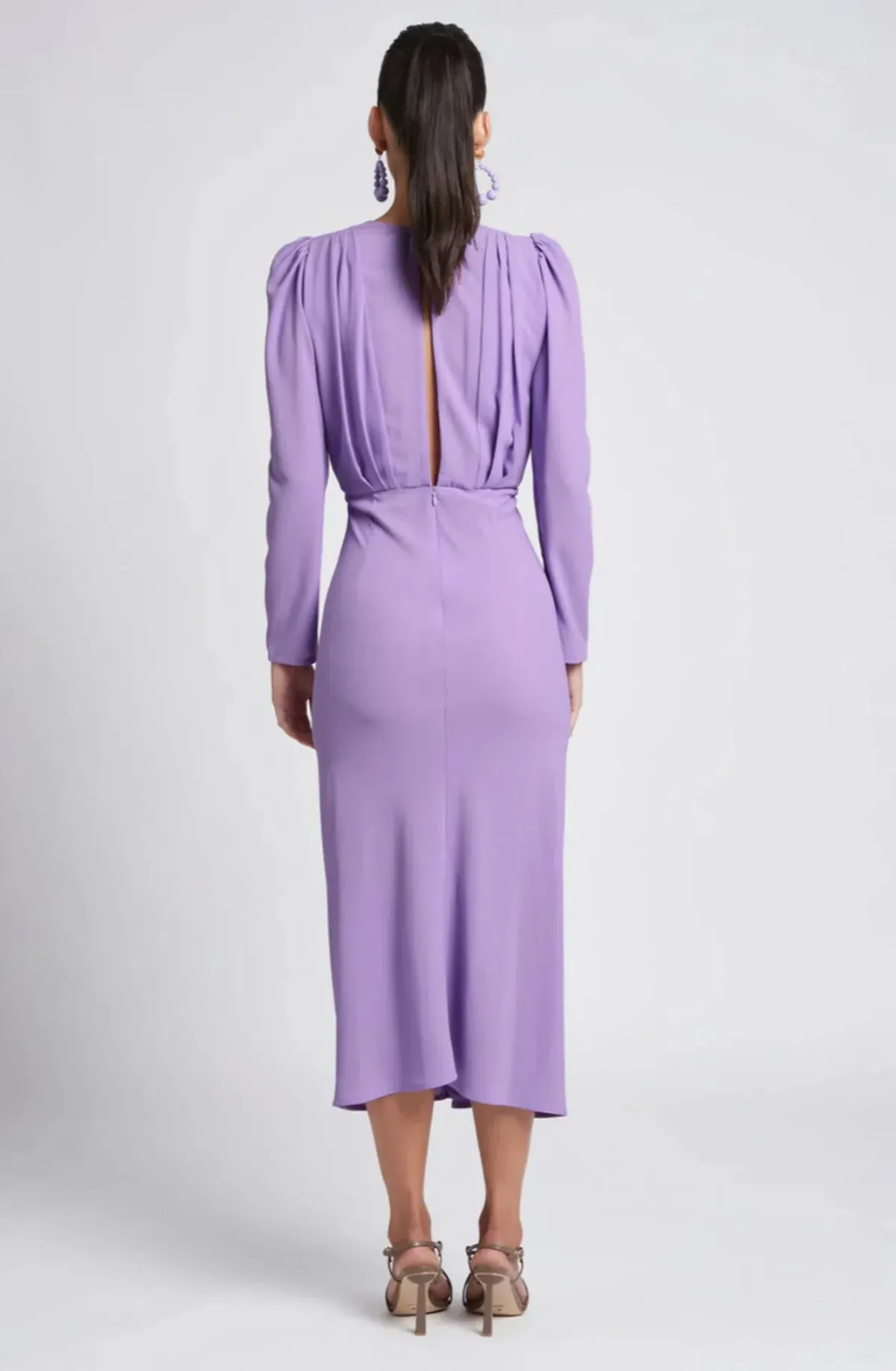 Sheike Liason Dress Purple Size AU 12 - Image 2