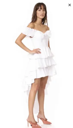 Caroline Constas corset dress White Size 6 for rent on The Volte - image 1