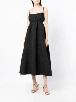 Rachel Gilbert Theo Midi Dress in Black Size 2/AU10 for rent on The Volte - image 1