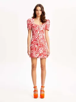 Alice McCall Salsa Daisy Daze Mini Dress Red Size 8 /AU 12 for rent on The Volte - image 2