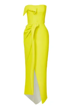 Maticevski Gown Yellow Size AU 10 for rent on The Volte - image 5