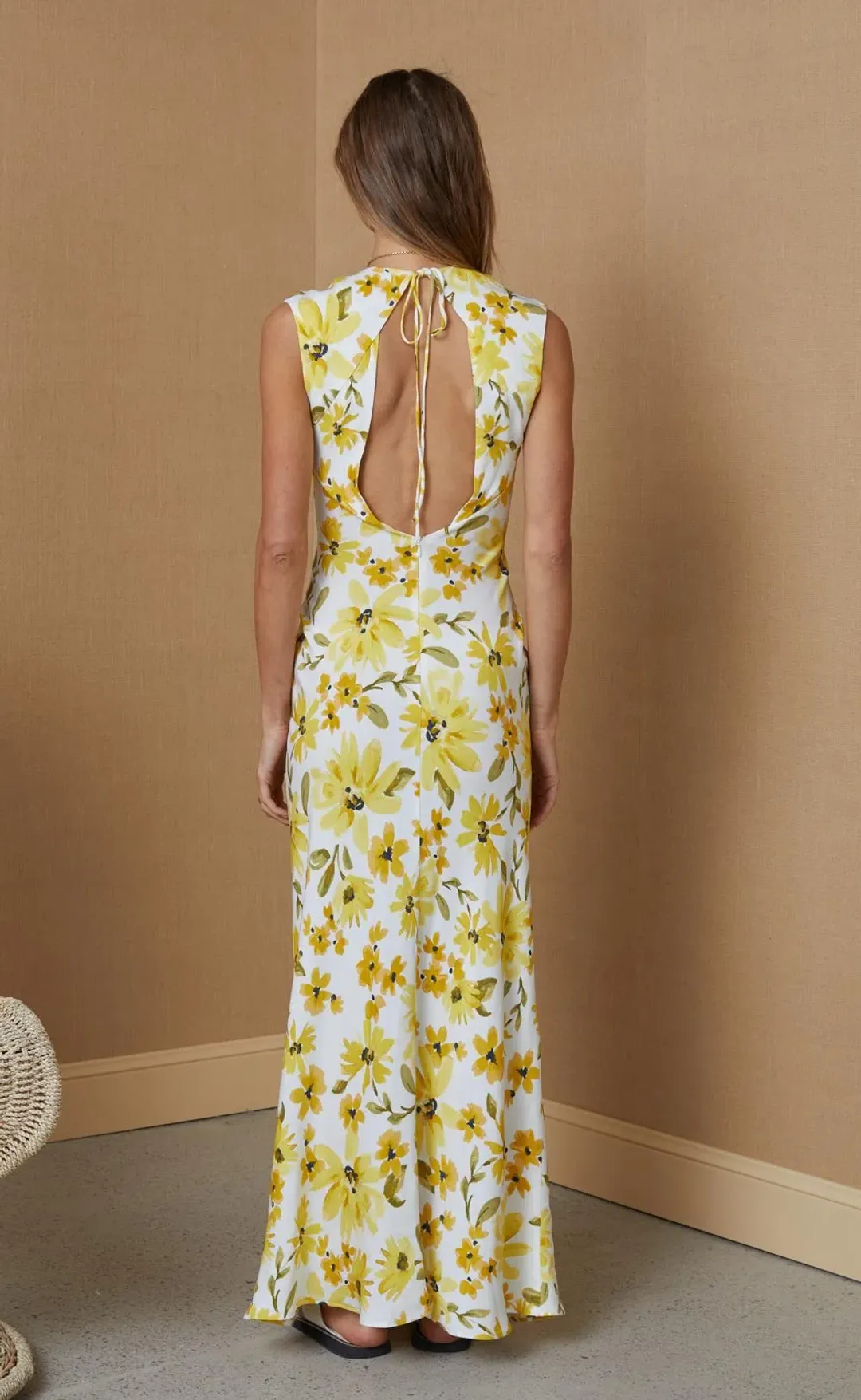 Bec & Bridge Daphne V Dress Floral Size 6 / XS for rent on The Volte - main image
