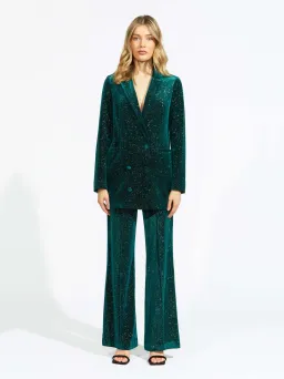 Alice McCall Midnight Magic Two-Piece Suit Forest Green Size 8/S for rent on The Volte - image 1