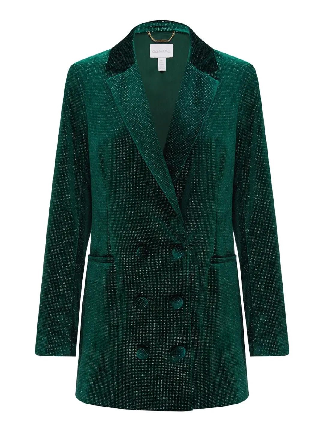 Alice McCall Midnight Magic Two-Piece Suit Forest Green Size 8/S for rent on The Volte - main image