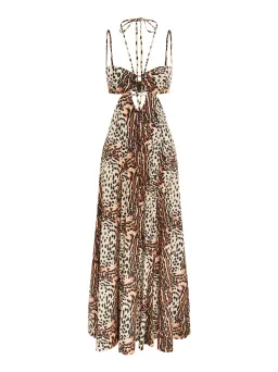 Alice McCall Havana Affair Midi Dress in Tigers Eye Size 10 / M for rent on The Volte - image 5