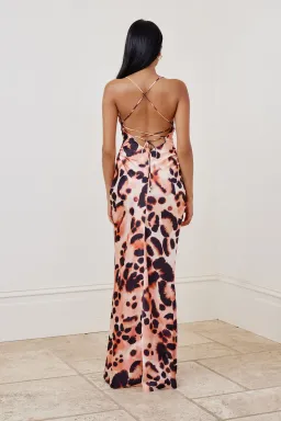 Lexi Scarlet Maxi Dress Leopard Print Size 8 for rent on The Volte - image 3