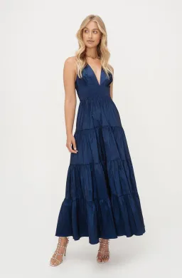 Sheike Galleria Maxi Dress Navy Blue Size 8 for rent on The Volte - image 2