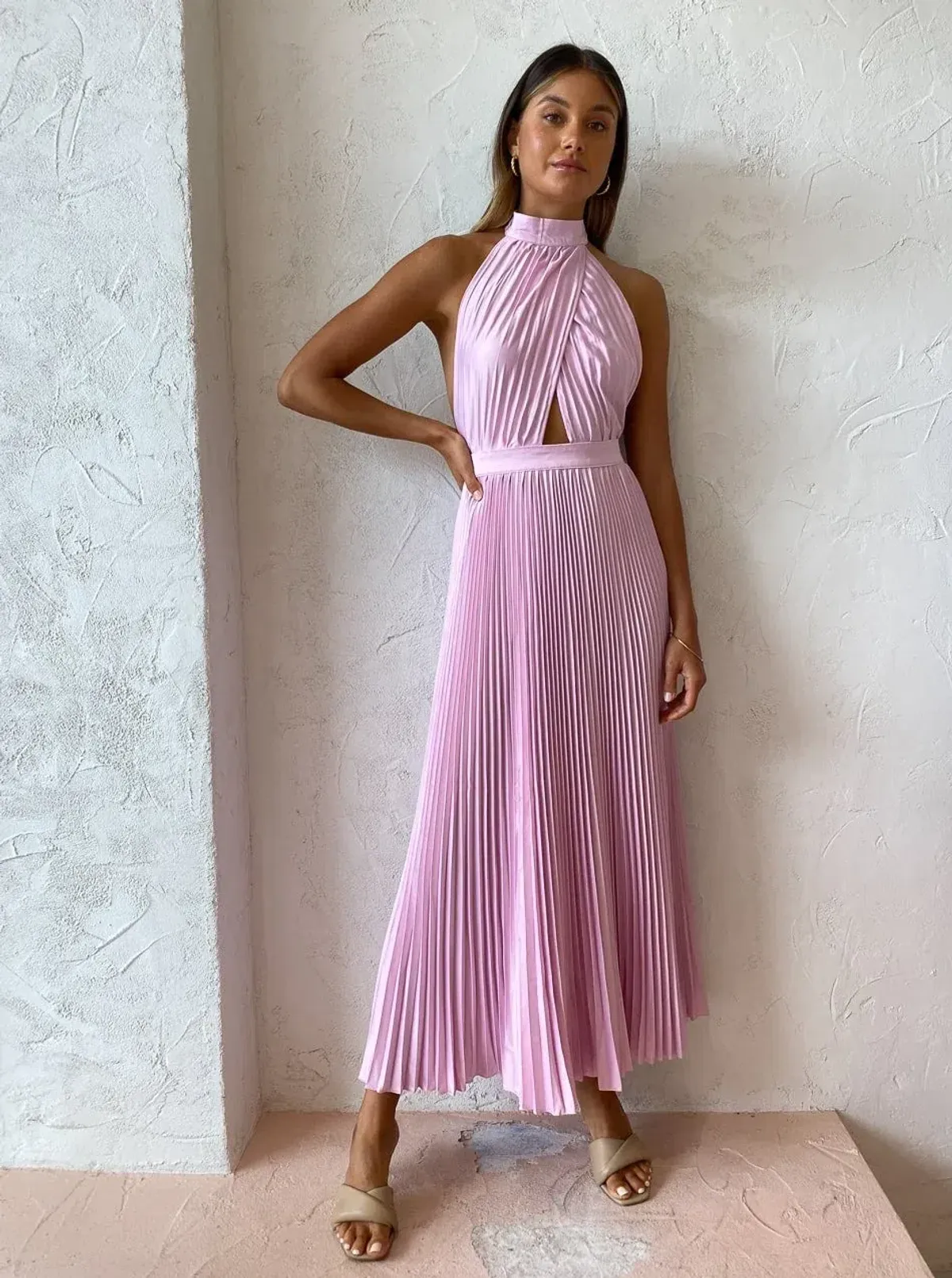 Lidee Renaissance Gown in Pink Size 6 for rent on The Volte - main image
