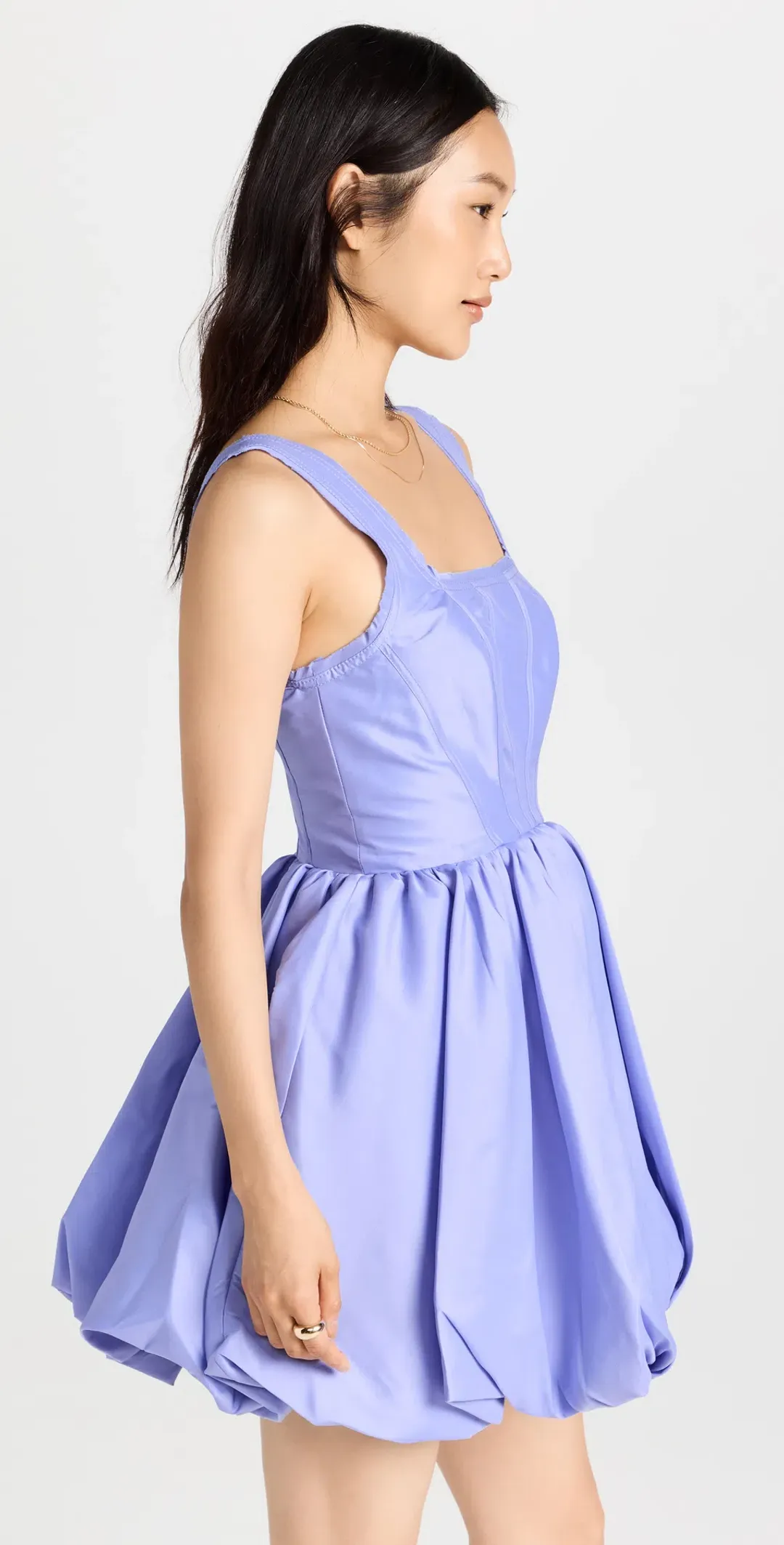Aje Suzette Bubble Mini Lavender Size 8 for rent on The Volte - main image
