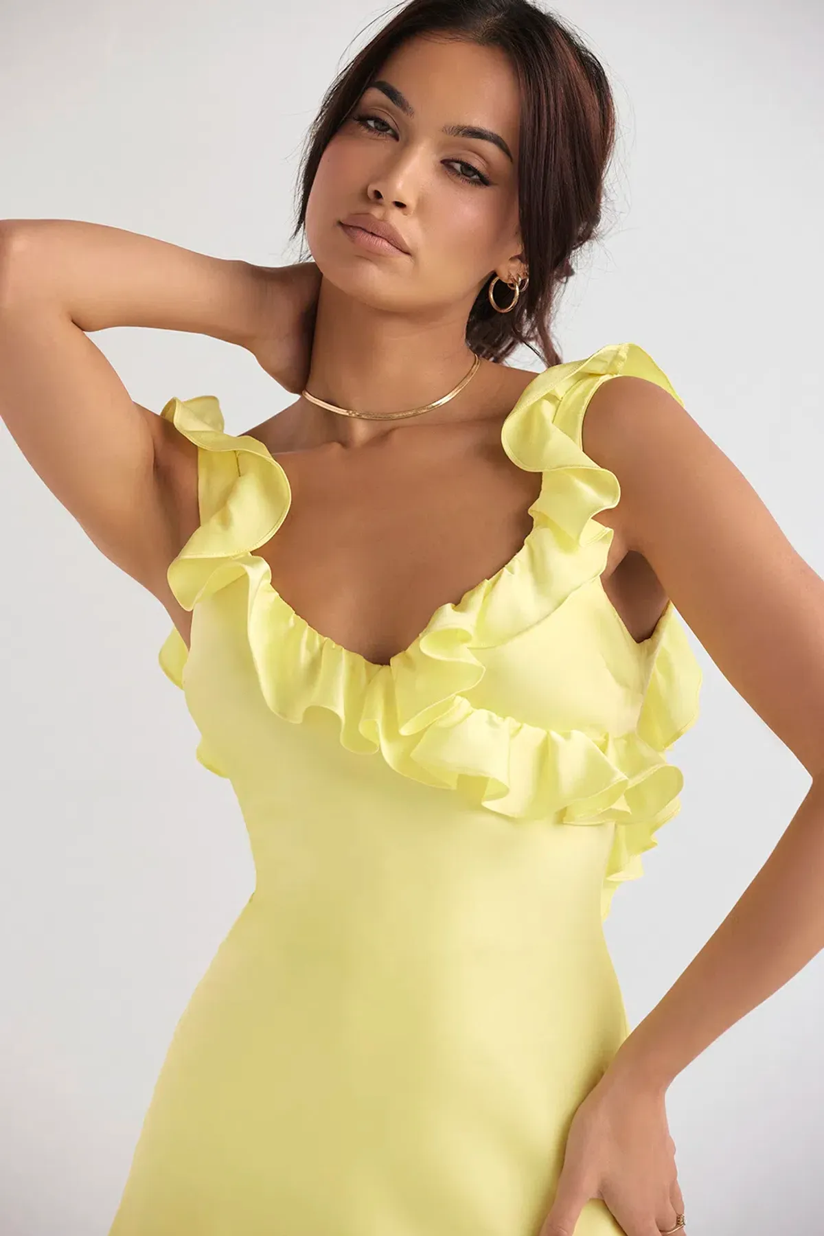 House of CB Tink Buttercup Mini Dress Yellow Size S / Au 8 - Image 7