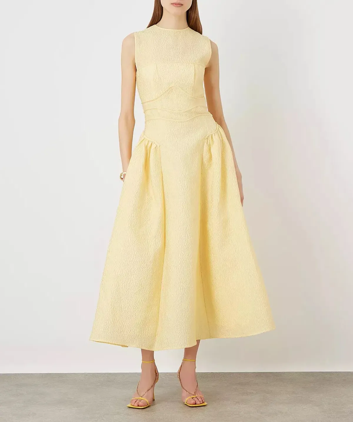 Rachel Gilbert Sophia Dress Yellow Size 0 / Au 6 for rent on The Volte - main image