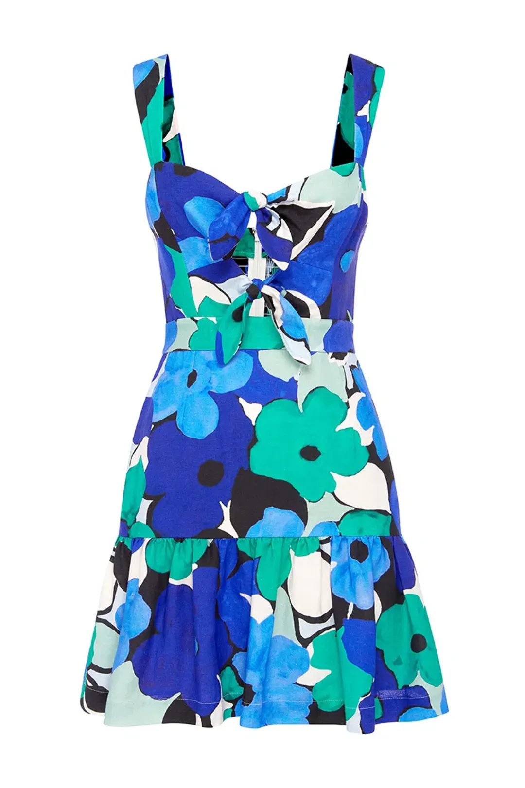 Rebecca Vallance Puglia Mini Dress Floral Size 10 for rent on The Volte - main image
