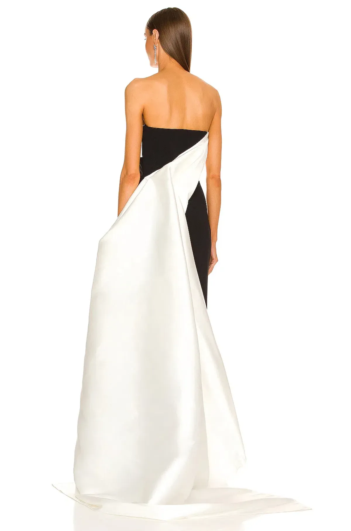 Solace London The Kinsley Maxi Dress in Black/Cream Size 10 - Image 3