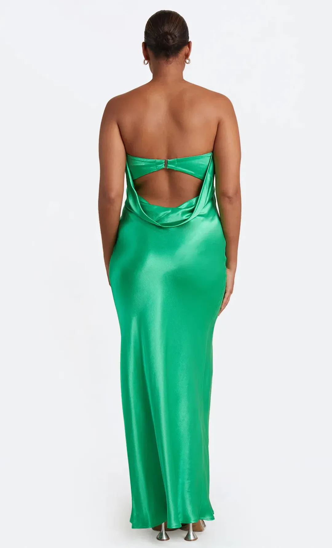 Bec & Bridge Moondance Strapless dress Emerald green Size AU 6 for rent on The Volte - main image