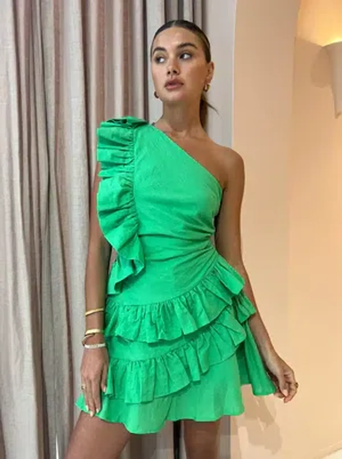 By Nicola Adrift Dress Green Size AU 8 - Image 2