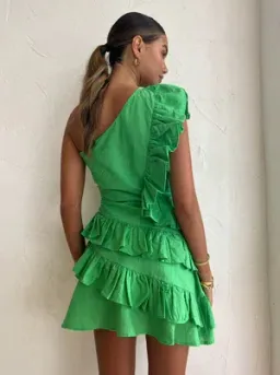 By Nicola Adrift Dress Green Size AU 8 for rent on The Volte - image 4