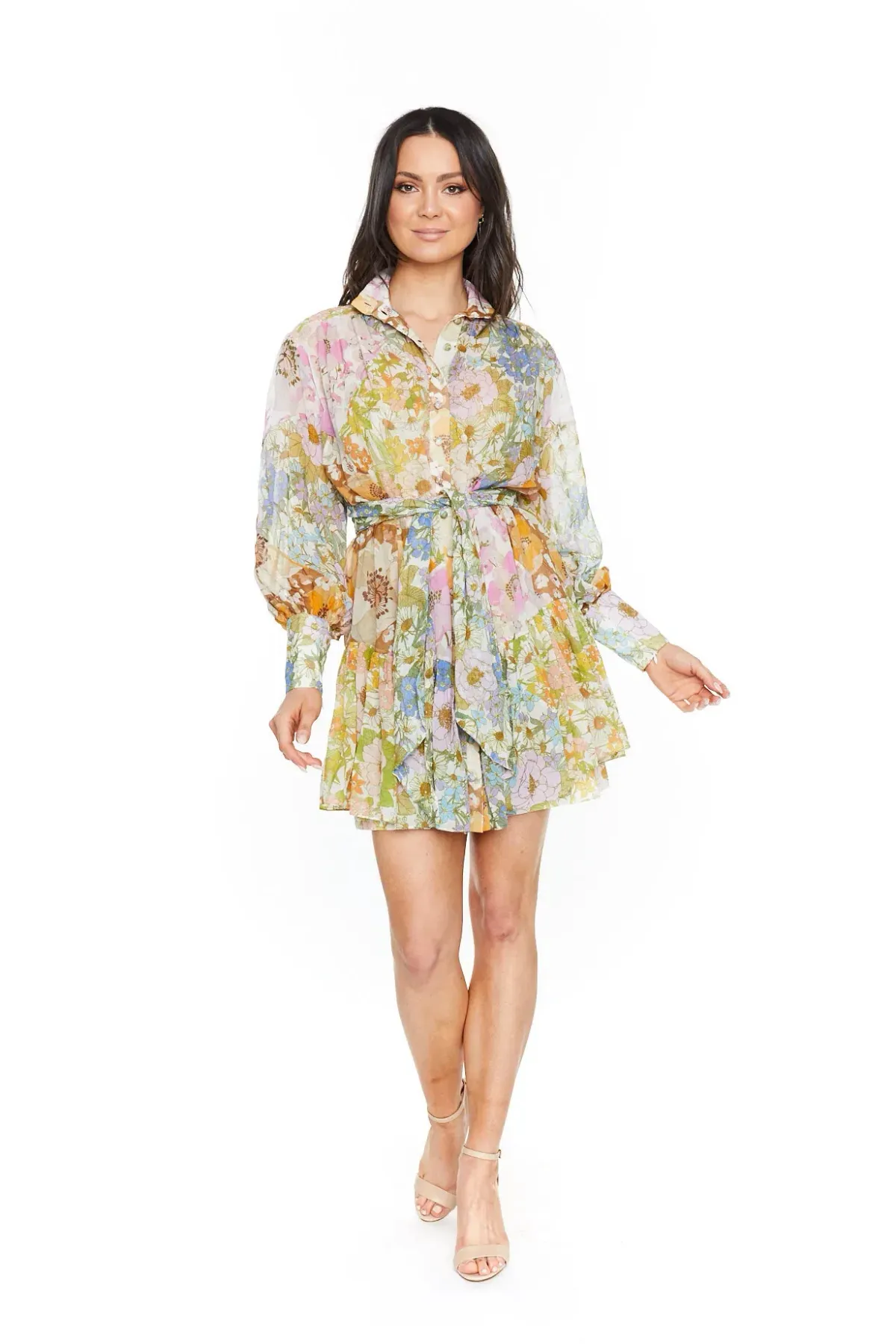 Zimmermann Super 8 Lantern Dress Multi color Size AU 8 - Image 1