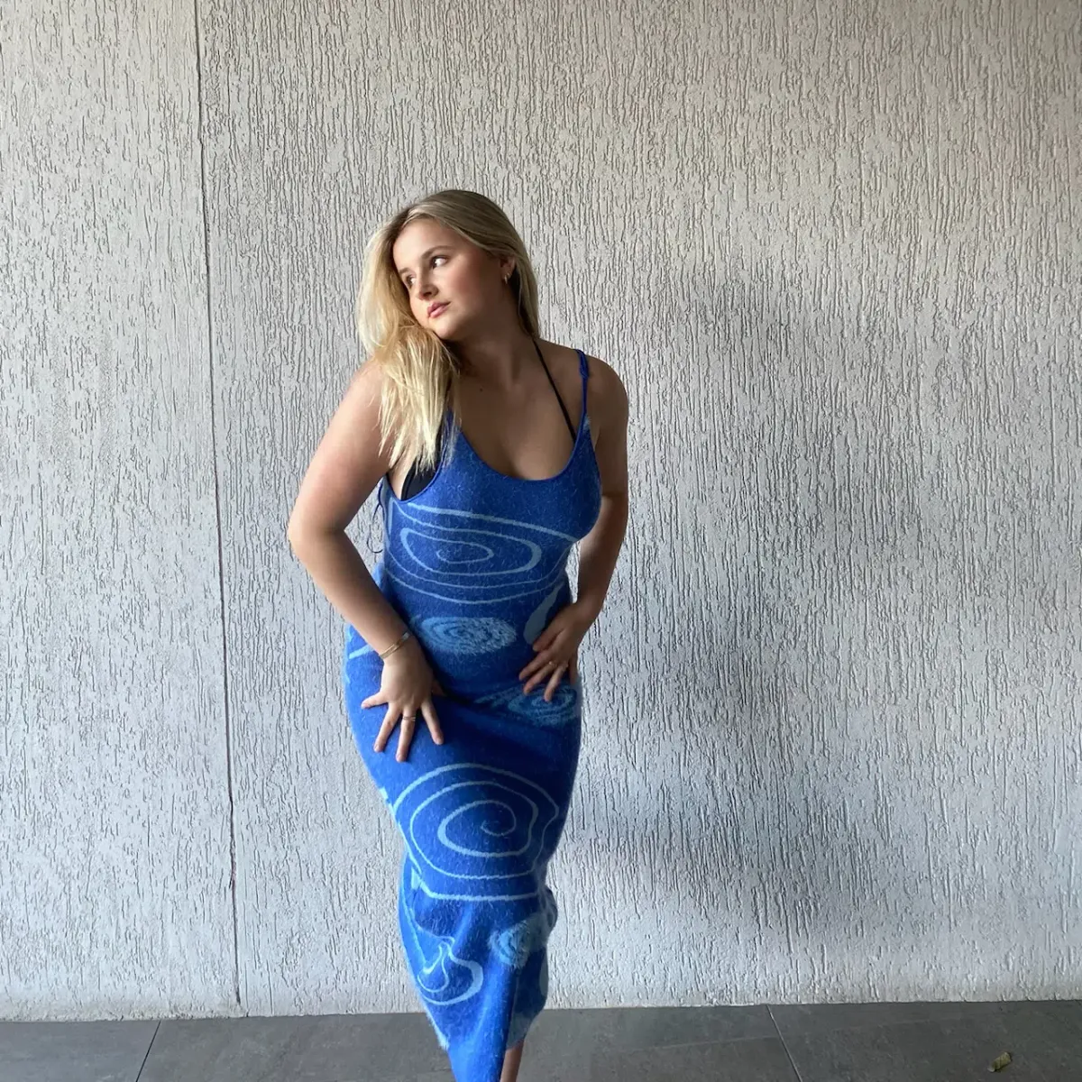 House of Sunny Hockney Dress Blue Size AU 8 - Image 2