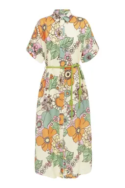 Alemais Farrah Shirtdress Cream Size AU 12 for rent on The Volte - image 4