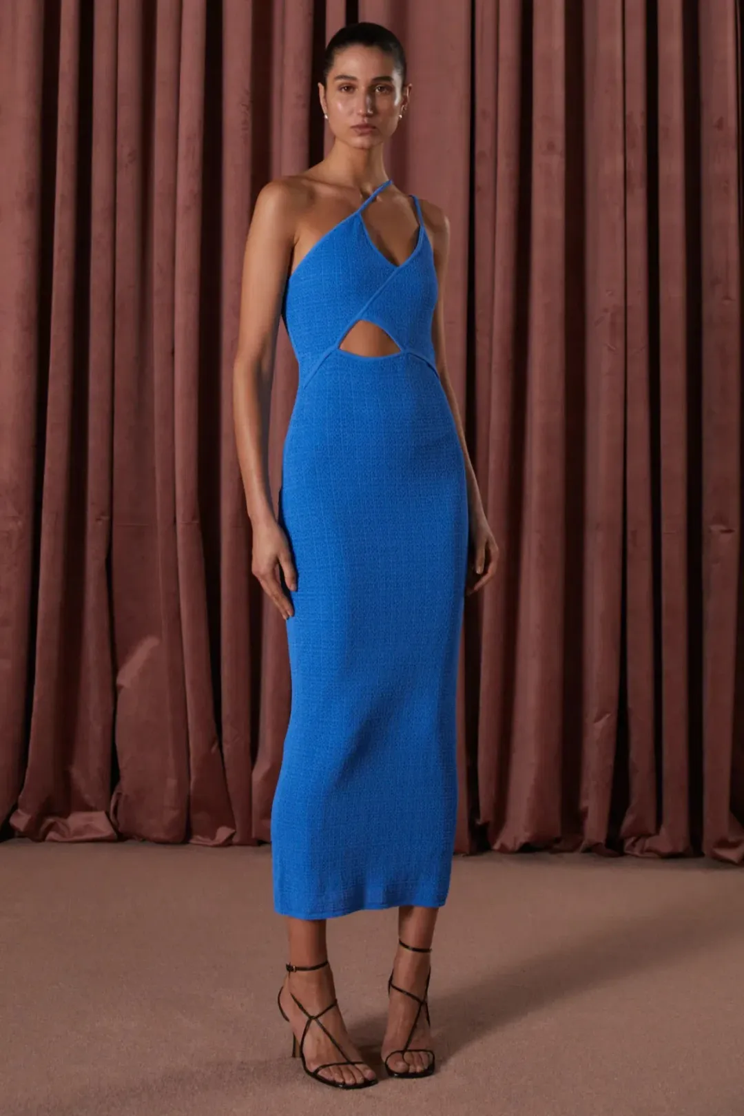 MISHA Claudette Dress Blue Size 6/XS for rent on The Volte - main image