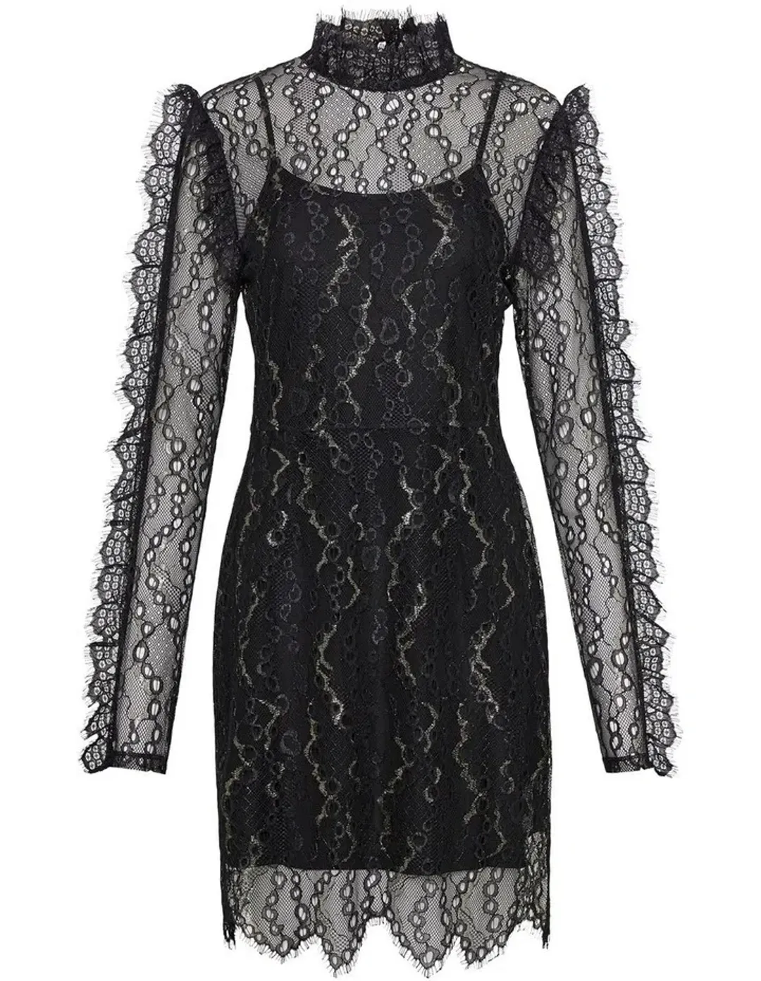 Sass & Bide Another Night Mini Dress Black Size AU 12 for rent on The Volte - main image