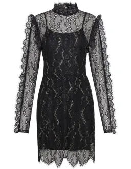 Sass & Bide Another Night Mini Dress Black Size AU 12 for rent on The Volte - image 6