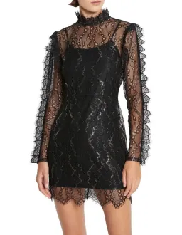 Sass & Bide Another Night Mini Dress Black Size AU 12 for rent on The Volte - image 4