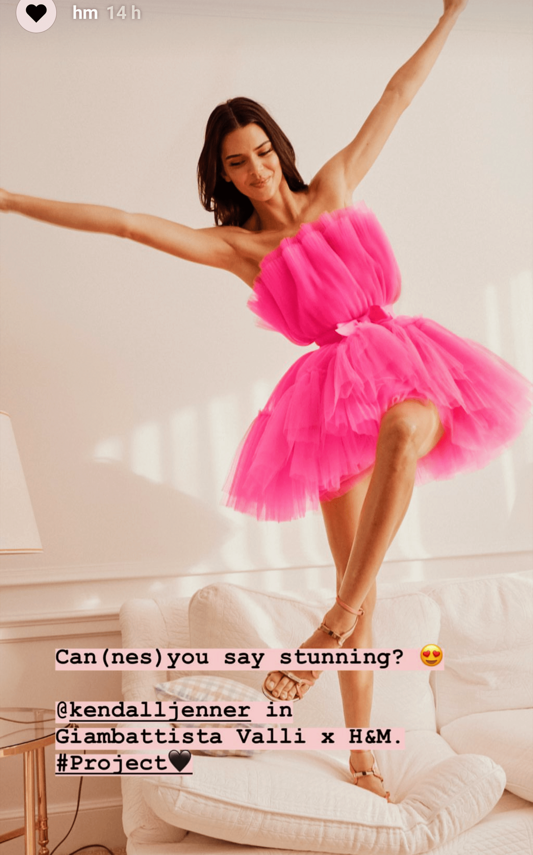 Giambattista Valli Pink Flared Tulle Dress Size 10 for rent on The Volte - main image