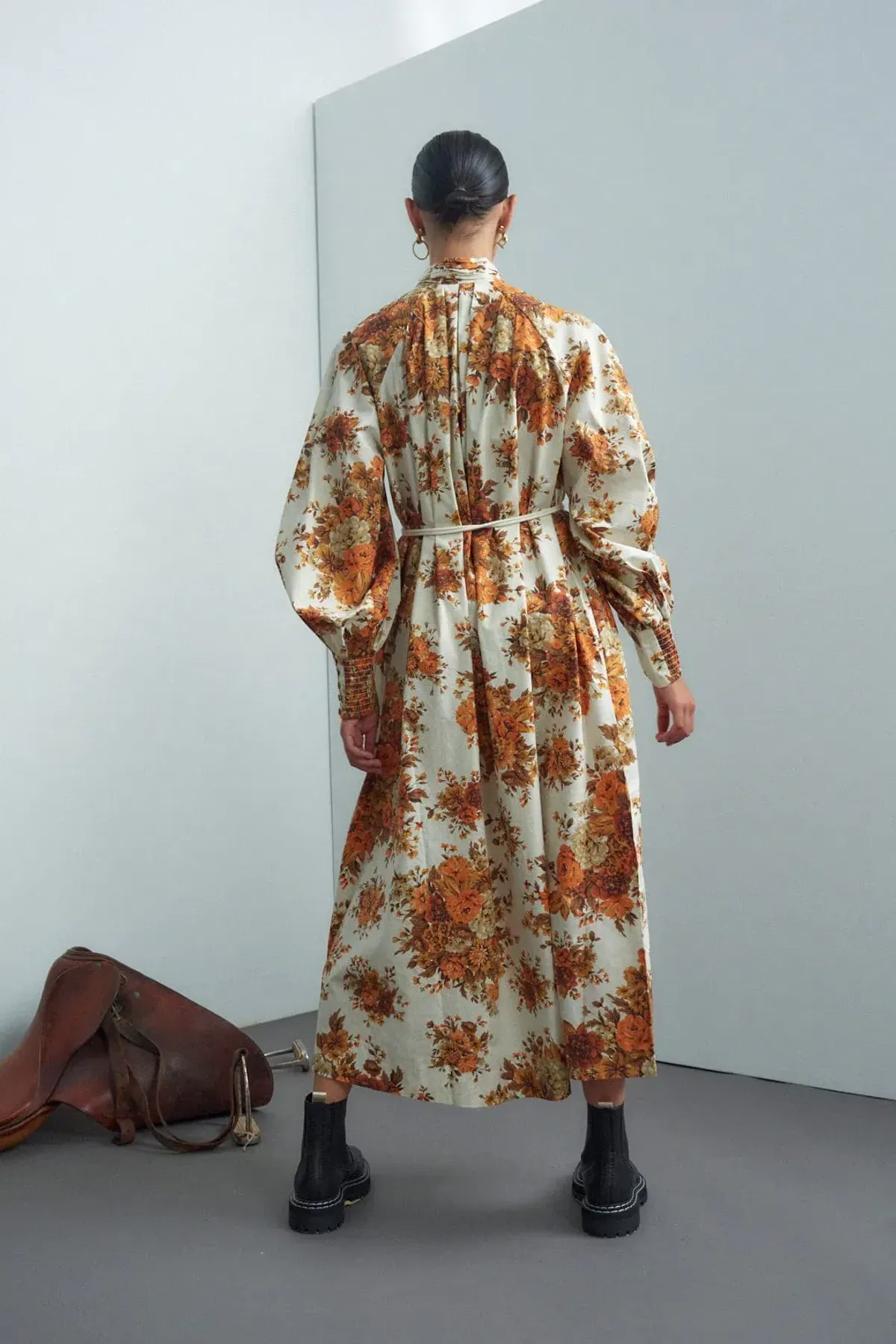 Alemais Derby Shirtdress Floral Size 10 - Image 3