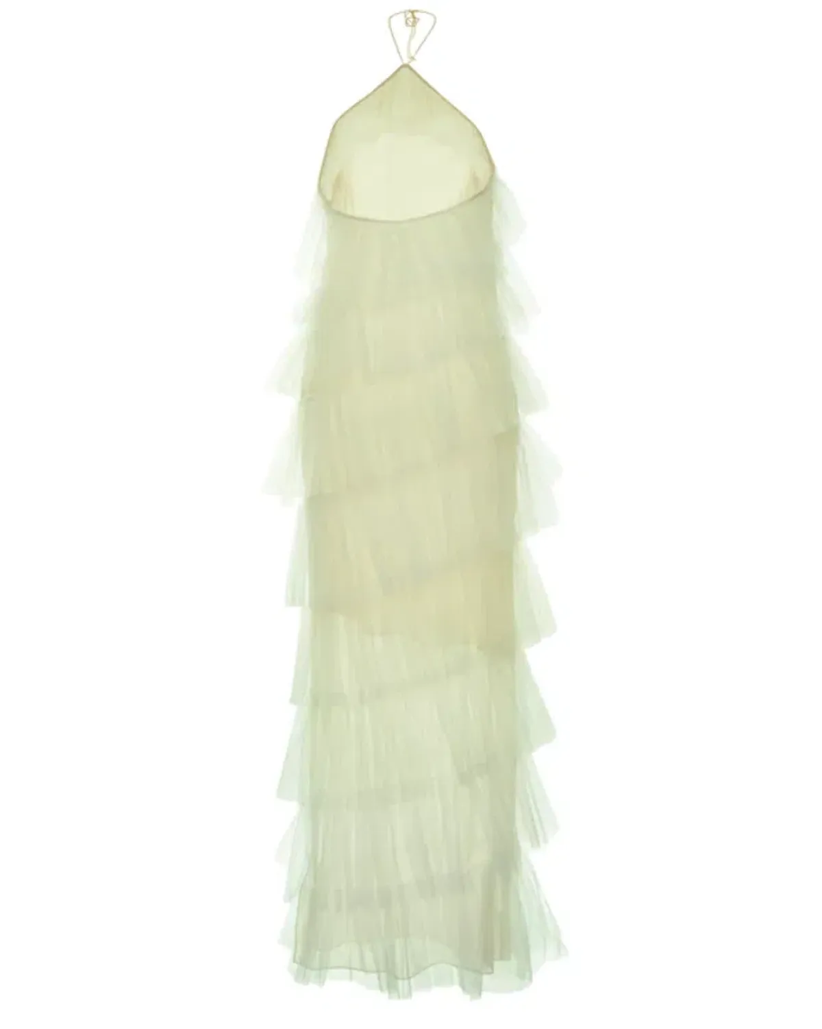 The Bar Henri Gown Pistachio Green Size 8 - Image 5