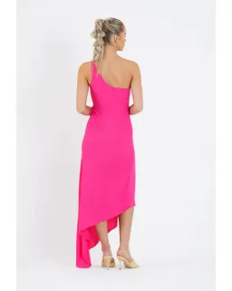 One Fell Swoop Pearl Midi Dress Pink Size AU 12 for rent on The Volte - image 3