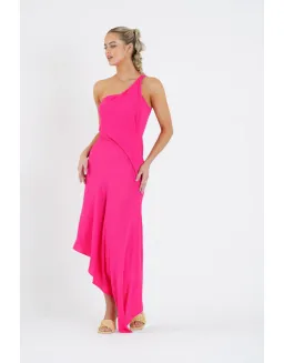 One Fell Swoop Pearl Midi Dress Pink Size AU 12 for rent on The Volte - image 5