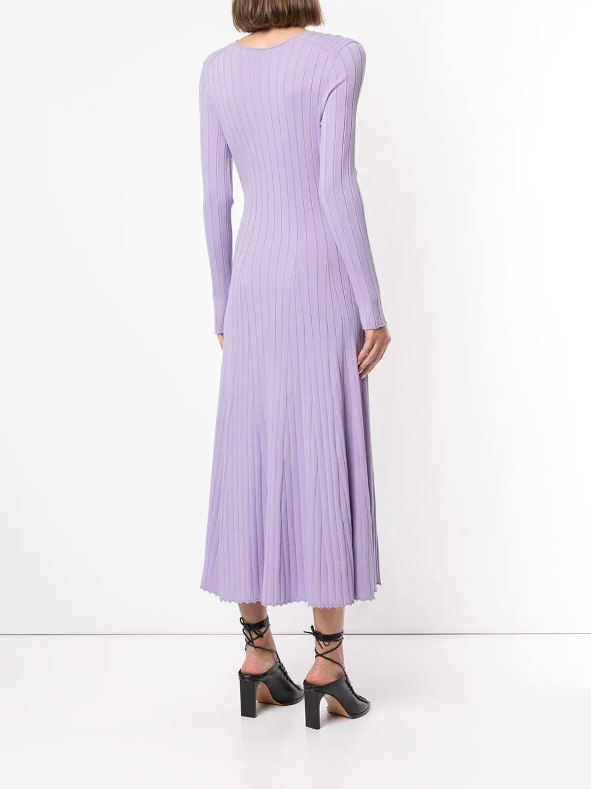 Dion Lee Pinnacle Braid Dress in Violet Size 10 - Image 5