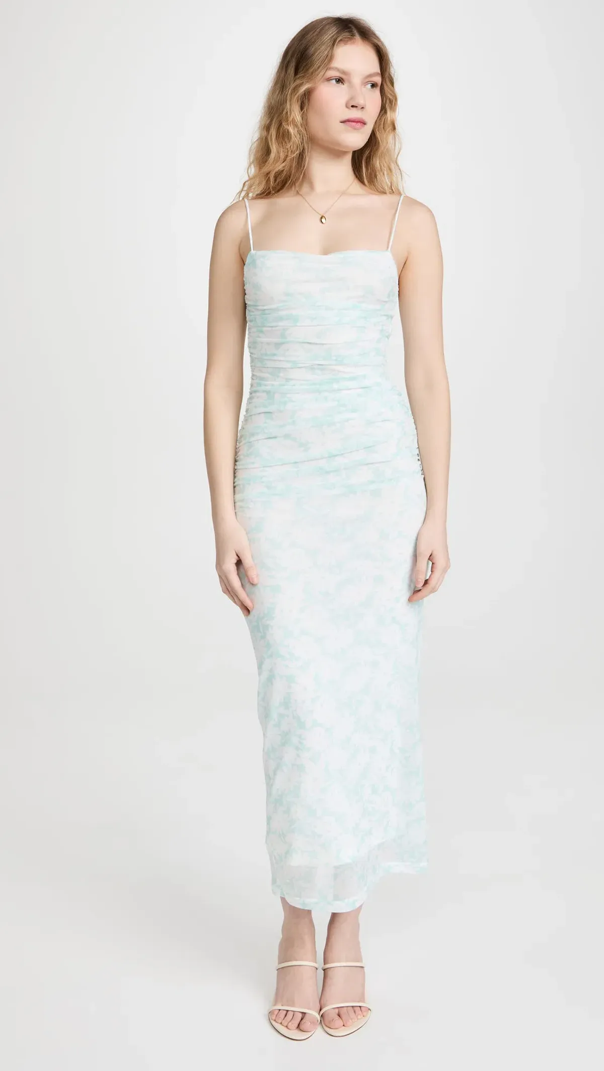 Significant Other Verona Dress Midi Blue Size 8 - Image 1