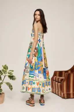 Alemais Soleil Sundress Print Size 8 for rent on The Volte - image 3