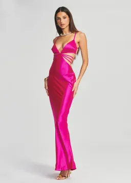 Retrofete Selma Dress Pink Size XS/AU 6 for rent on The Volte - image 2