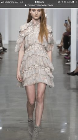 Zimmermann Stranded Tier mini dress size 1 for rent on The Volte - image 3