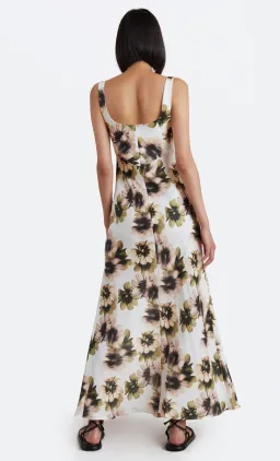 Bec and Bridge Bloom Linen Maxi Dress Floral Size 6 for rent on The Volte - image 3