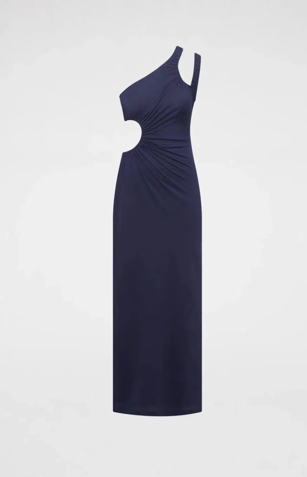 Scanlan Theodore Mercerised Cotton Dress Navy Size 8 - Image 3