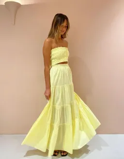 Steele Parasol Skirt & Paradise Top Set Yellow Size 6 for rent on The Volte - image 3