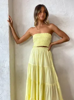 Steele Parasol Skirt & Paradise Top Set Yellow Size 6 for rent on The Volte - image 2