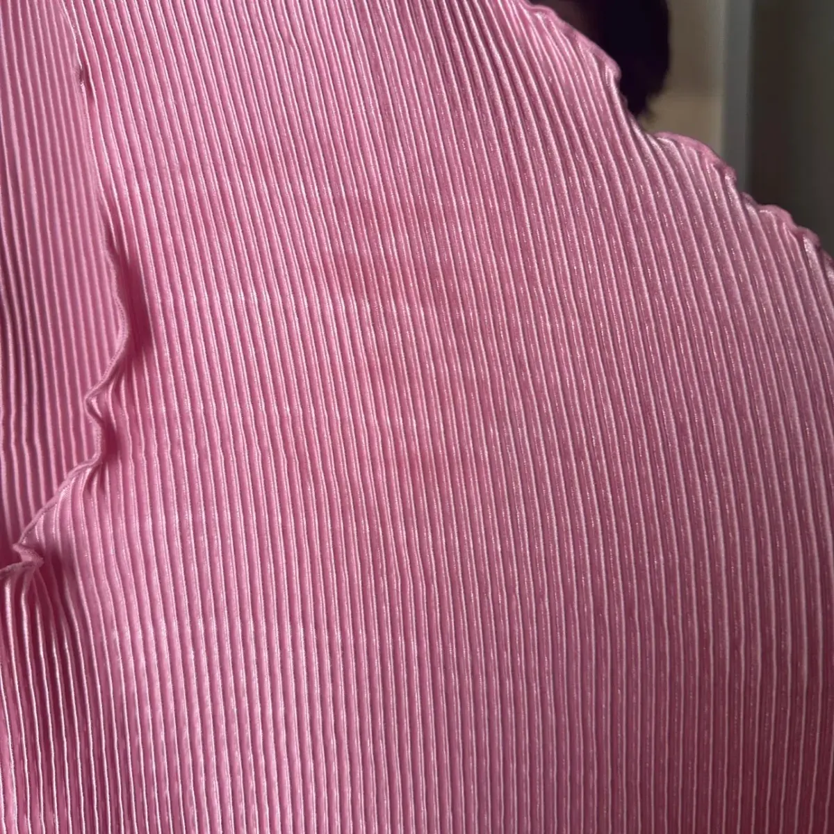L'Idee Soiree Pleated One Shoulder Dress in Pink Size 8 - Image 5