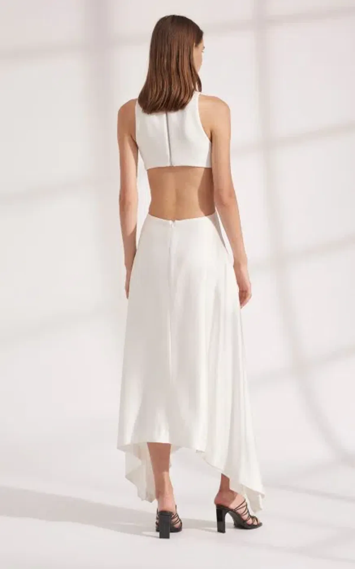 Dion Lee Transfer Suspend Dress In Ivory / White Size AU 6 - Image 3