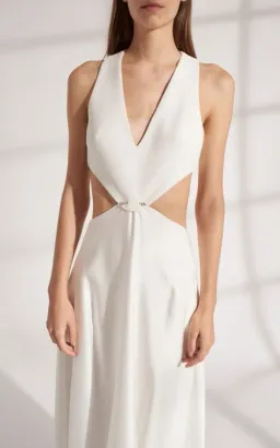 Dion Lee Transfer Suspend Dress In Ivory / White Size AU 6 for rent on The Volte - image 2
