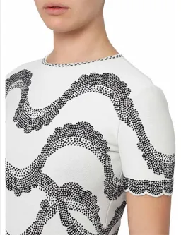 Alexander McQueen Knit Jacquard Short Sleeve Bodycon Dress S / AU 10 for rent on The Volte - image 4