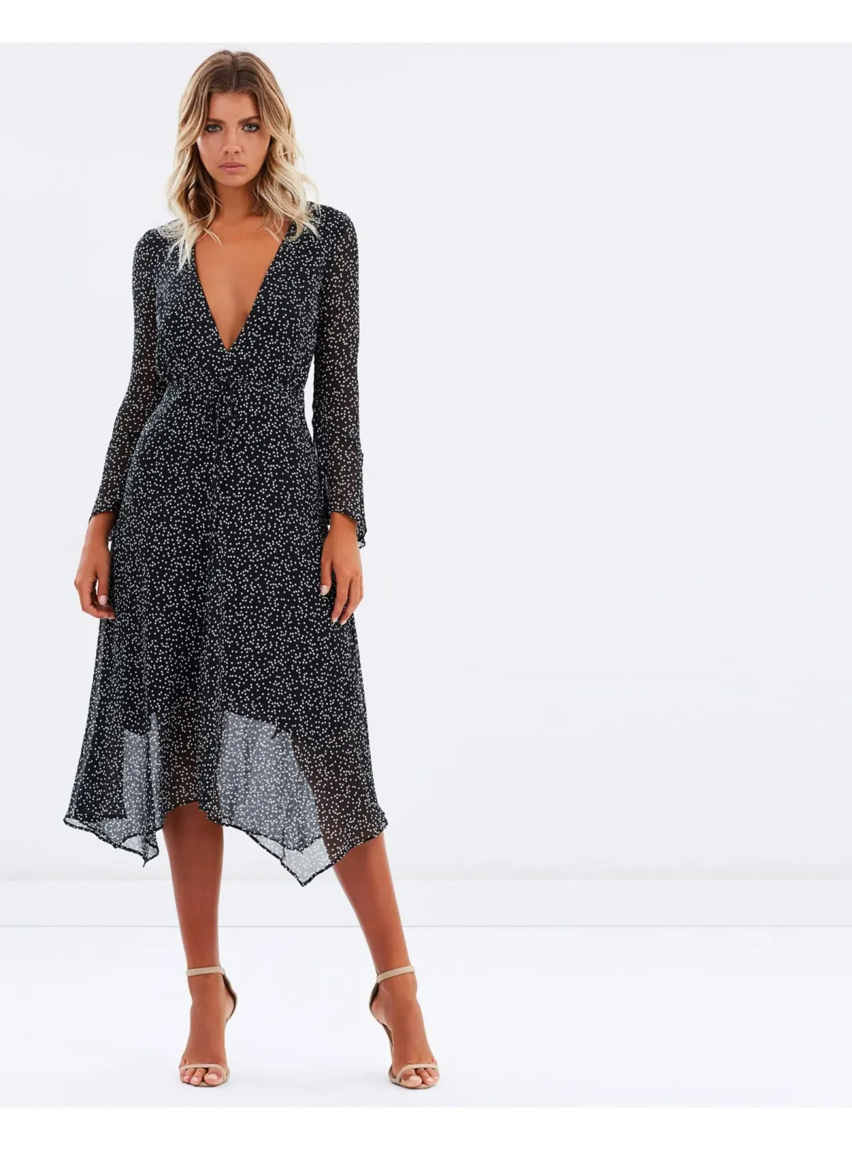 Bec & Bridge Stargazer Dress Black Size AU 8 for rent on The Volte - main image