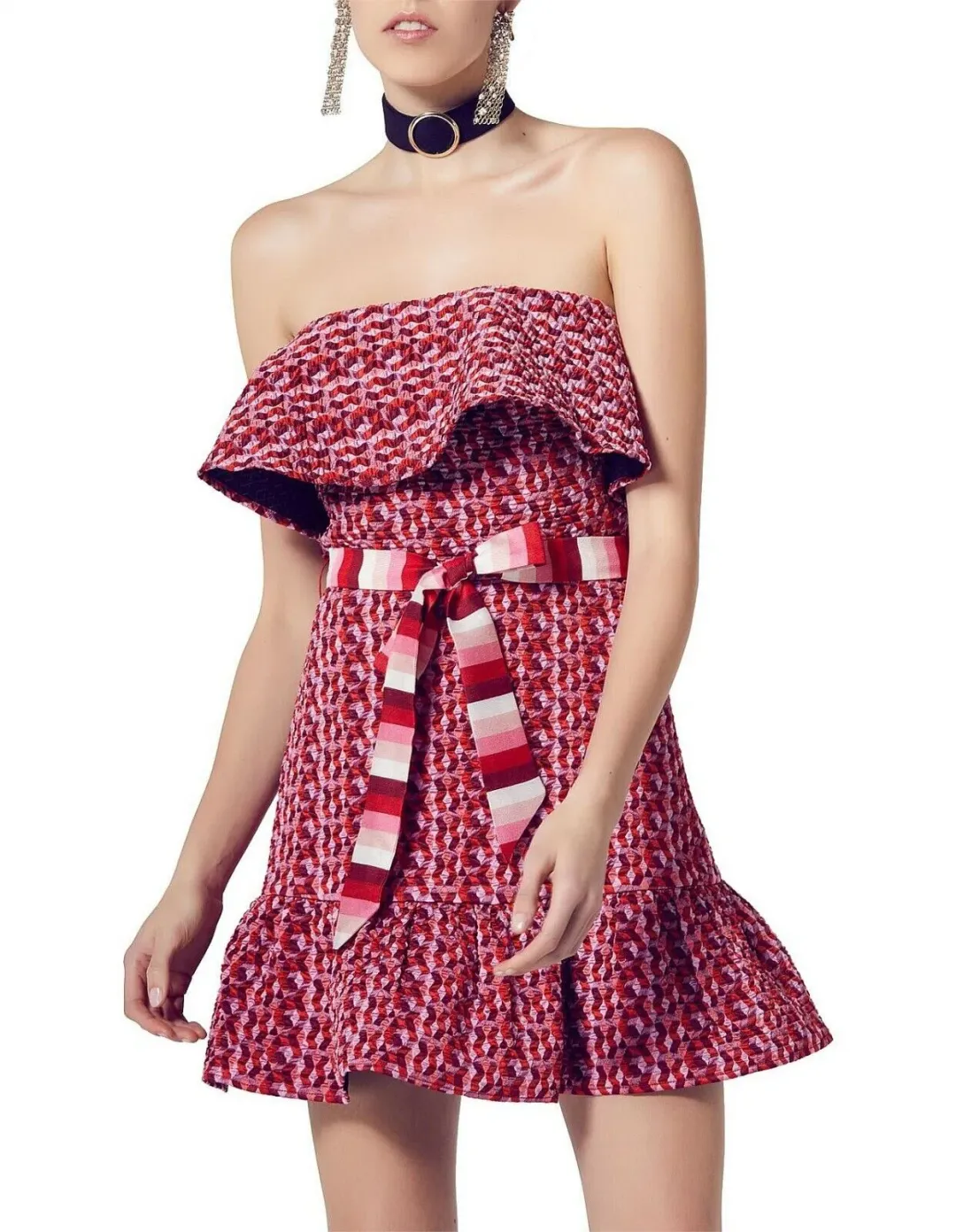 Atoir A Beautiful Mind Dress Multi Red Size AU 8 for rent on The Volte - main image