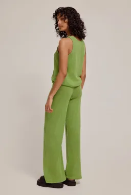 Venroy Linen Knitted Set Green Size 8 for rent on The Volte - image 2