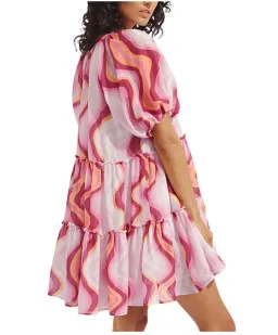 Steele Glimmer Dress Pink Size AU 8 for rent on The Volte - image 3