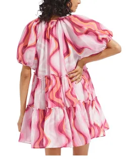 Steele Glimmer Dress Pink Size AU 8 for rent on The Volte - image 2